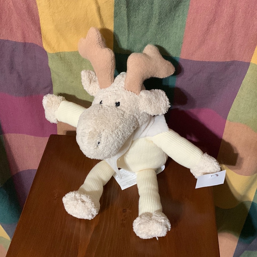 Stuffed Winter ❄️ Moose 🫎 with Scarf